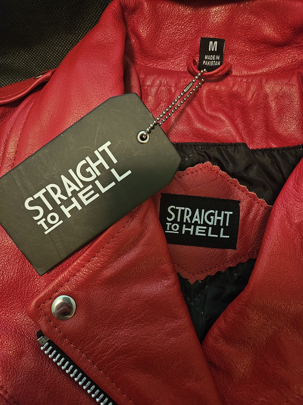 Red Leather Jacket - Picture 2 of 10